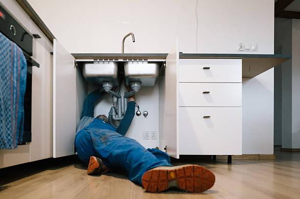 Professional Drain Cleaning technician working in West End, NY